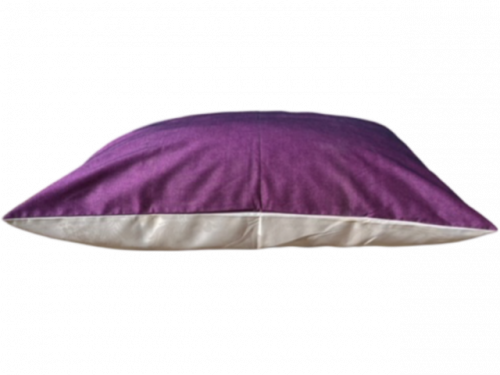 Boutique Kissen Purple Barock Silver